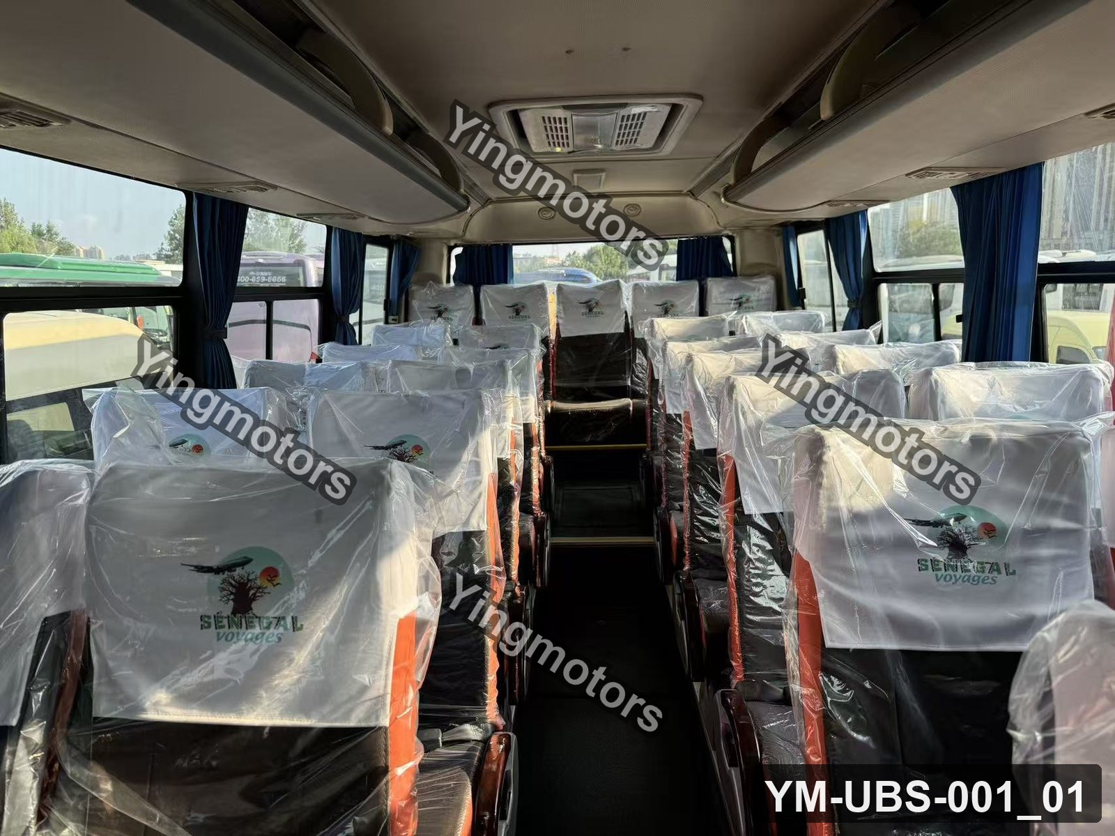 Used Coach Bus (Blue / White)
